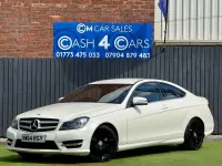 Used Mercedes C180 Sport Edition 156 HP (114 kW) 2015 White Coupe