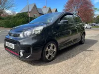 Used Kia Picanto 85 HP (62 kW) 2016 Black Hatchback