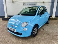 Used Fiat 500 Pop 69 HP (50 kW) 2015 Blue Hatchback