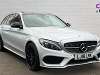 Used Mercedes C43 AMG Premium Plus 367 HP (269 kW) 2018 Silver Estate