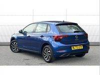 Used VW Polo Life 95 HP (69 kW) 2022 Blue Hatchback