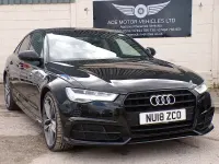 Used Audi A6 Black Edition 190 HP (139 kW) 2018 Black Sedan