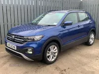 Usado VW T-Cross SE 95 HP (69 kW) 2023 Azul SUV