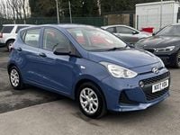 Used Hyundai i10 66 HP (48 kW) 2017 Blue Hatchback