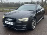 Used Audi A5 Sportback Black Edition 177 HP (130 kW) 2014 Black Hatchback