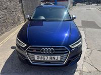 Begagnad Audi S3 Sportback Design 310 HK (228 kW) 2017 Blå Halvkombi