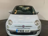 Used Fiat 500 Lounge 69 HP (50 kW) 2008 Blue Hatchback