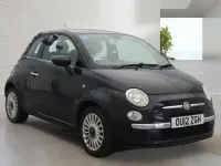 Used Fiat 500 Lounge 69 HP (50 kW) 2012 Black Hatchback