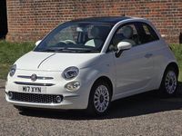 Used Fiat 500 Lounge 69 HP (50 kW) 2018 White Hatchback