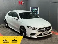 Used Mercedes A180 AMG line 136 HP (100 kW) 2019 White Hatchback