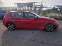 Used BMW 118 Sport Line 2013 Red Hatchback