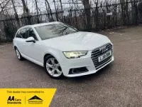 Used Audi A4 2018 White Estate