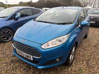 Used Ford Fiesta Zetec 2013 Blue Hatchback
