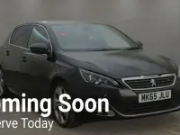 Used Peugeot 308 GT-line 120 HP (88 kW) 2015 Black Hatchback