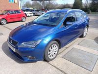 Used Seat Leon Sport 110 HP (80 kW) 2015 Blue Estate