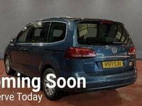 Used VW Sharan SE 150 HP (110 kW) 2017 Blue MPV