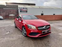 Used Mercedes A160 AMG line 102 HP (75 kW) 2018 Red Hatchback