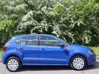 Begagnad VW Polo Comfortline 2013 Blå Halvkombi