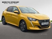 Used Peugeot 208 Allure 75 HP (55 kW) 2021 Yellow Hatchback