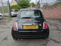 Used Fiat 500 Pop 69 HP (50 kW) 2013 Black Hatchback