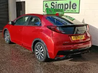 Used Honda Civic SR 120 HP (88 kW) 2017 Red Hatchback