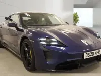 Used Porsche Taycan Performance Package 500 kW (680 HP) 2020 Blue Sedan
