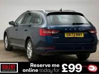 Used Skoda Superb SE Technology 147 HP (108 kW) 2022 Blue Estate