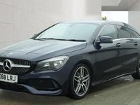 Used Mercedes CLA180 Shooting Brake AMG line 122 HP (89 kW) 2018 Blue Estate