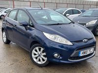 Used Ford Fiesta Zetec 2010 Blue Hatchback