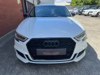 Used Audi A3 Black Edition 150 HP (110 kW) 2018 White Sedan