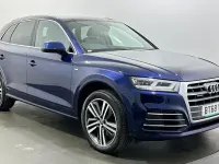 Used Audi Q5 S-Line 190 HP (139 kW) 2018 Blue SUV