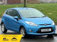 Used Ford Fiesta Zetec 2012 Blue Hatchback