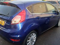 Used Ford Fiesta Titanium 2017 Blue Hatchback