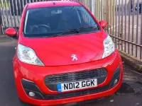 Used Peugeot 107 Allure 68 HP (50 kW) 2012 Red Hatchback