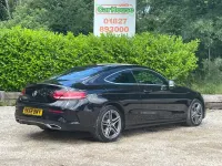 Used Mercedes C220 AMG line 2018 Black Coupe