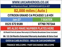 Used Citroën Grand C4 Picasso Exclusive 2010 Blue MPV