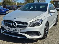 Używany Mercedes A200 AMG Line Premium Plus 2017 Srebrny Hatchback