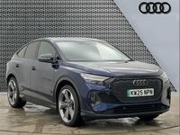Used Audi Q4 Sportback e-tron Black Edition 210 kW (286 HP) 2025 Blue SUV
