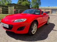 Used Mazda MX5 126 HP (92 kW) 2009 Red Cabriolet
