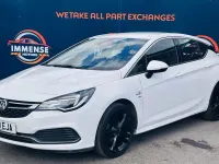 Used Vauxhall Astra SRi 150 HP (110 kW) 2019 White Hatchback