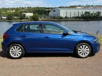 Used VW Polo SE 95 HP (69 kW) 2022 Blue Hatchback