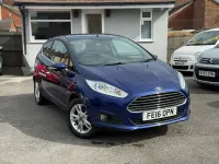 Used Ford Fiesta Zetec 2016 Blue Hatchback
