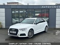 Used Audi A3 Sportback Black Edition 116 HP (85 kW) 2018 White Hatchback
