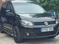 Used VW Caddy 102 HP (75 kW) 2012 Black MPV