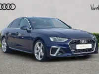 Used Audi A4 S-Line 147 HP (108 kW) 2023 Blue Sedan