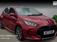 Used Toyota Yaris Hybrid 2024 Red Hatchback