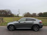 Used Mercedes GLC220 AMG line 194 HP (142 kW) 2019 Grey Coupe