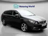 Used Peugeot 308 SW GT-line 131 HP (96 kW) 2019 Black Estate