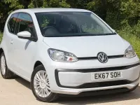Used VW up! move up! 60 HP (44 kW) 2018 White silver metallic Hatchback