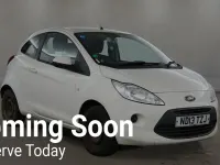 Used Ford Ka 69 HP (50 kW) 2013 White Hatchback